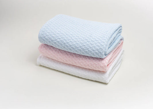 A Soft Idea: Stonewashed Basket Weave with Binding