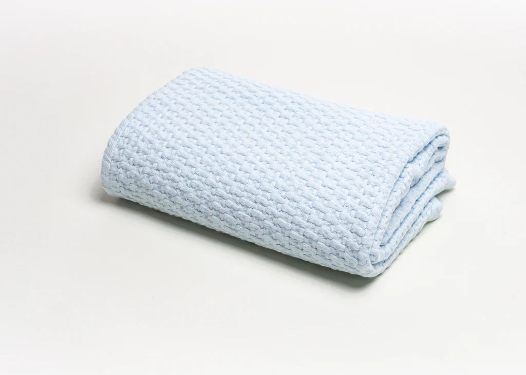 A Soft Idea: Stonewashed Basket Weave with Binding
