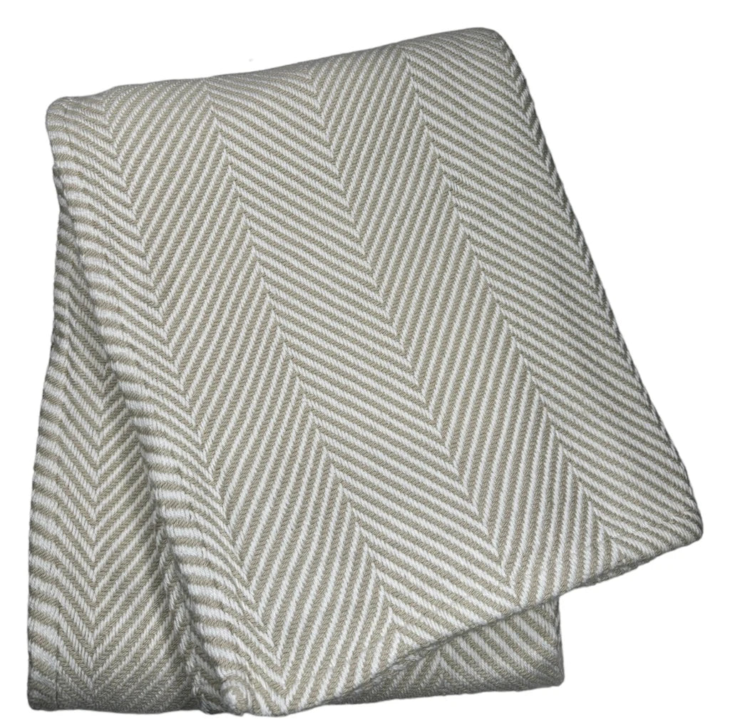 A Soft Idea: Nantucket Herringbone Throw